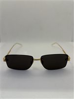 Occhiali da sole Bottega Veneta Uomo BV1126S002 GOLD GOLD GREY58 - BV1126S002 GOLD GOLD GREY58